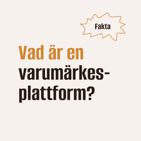 Vad är en varumärkesplattform?