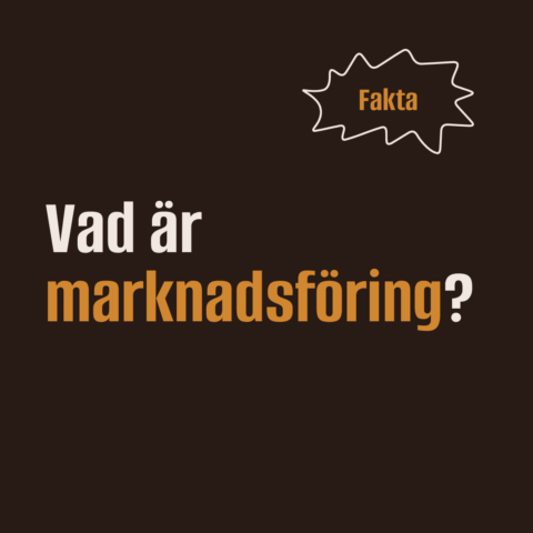Vad är marknadsföring?